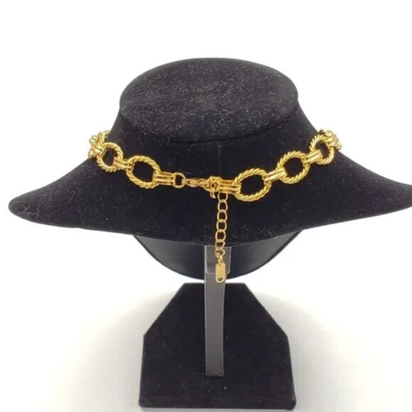 100% Auth Louis Vuitton Lock & Key with Gold Plated Gold Chain Necklace - Picture 2 of 7